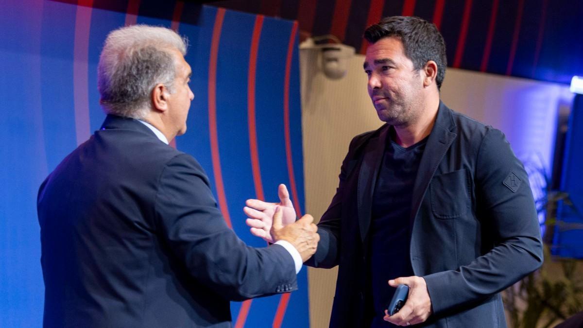 每体:拉波尔塔与德科等人共进午餐,计划最后阶段的转会事宜